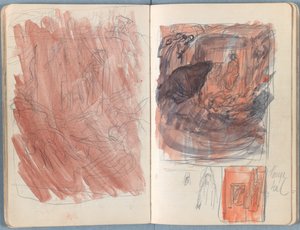 Pagine da un album di schizzi per La vita di Nostro Signore Gesù Cristo da James Jacques Joseph Tissot