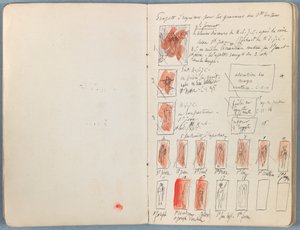 Pagine da un album di schizzi per La vita di Nostro Signore Gesù Cristo, fine 1880 da James Jacques Joseph Tissot