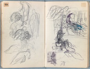 Pagine da un album di schizzi per La vita di Nostro Signore Gesù Cristo, fine 1880 da James Jacques Joseph Tissot