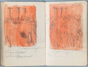 Pagine da un album di schizzi per La vita di Nostro Signore Gesù Cristo, fine 1880