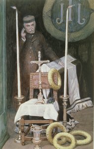 Ritratto del Pellegrino (Autoritratto), illustrazione per La Vita di Cristo, c.1886-96 da James Jacques Joseph Tissot