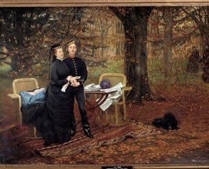 Ritratti del Principe Imperiale Eugenia (Eugenia de Montijo) da James Jacques Joseph Tissot