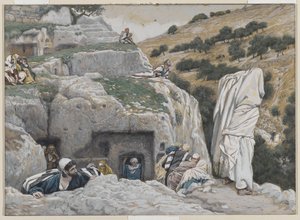 Il nascondiglio degli apostoli, illustrazione da La vita di Nostro Signore Gesù Cristo, 1886-94