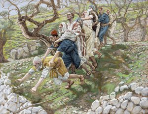 I Ciechi che Guidano i Ciechi, illustrazione per La Vita di Cristo, c.1886-94 da James Jacques Joseph Tissot