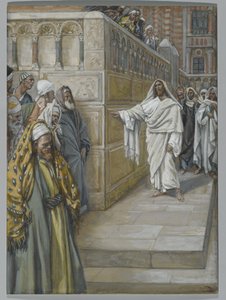 La pietra angolare, illustrazione da La vita di Nostro Signore Gesù Cristo, 1886-94 da James Jacques Joseph Tissot