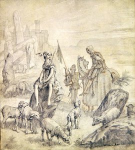 La moglie del crociato, da una ballata bretone da James Jacques Joseph Tissot
