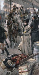 La Piattaforma di Partenza, Stazione di Victoria da James Jacques Joseph Tissot