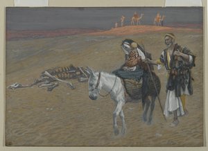 La fuga in Egitto, illustrazione da La vita di Nostro Signore Gesù Cristo