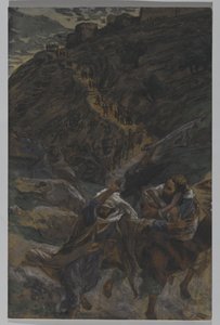 La fuga degli apostoli, illustrazione da La vita di Nostro Signore Gesù Cristo, 1886-94
