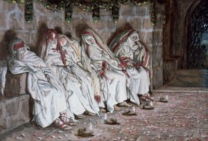Le vergini stolte, illustrazione per La vita di Cristo, c.1886-94 da James Jacques Joseph Tissot