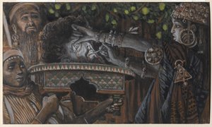 La testa di San Giovanni Battista, illustrazione per La vita di Cristo, c.1886-94 da James Jacques Joseph Tissot