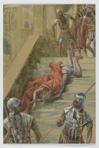 La scala santa, illustrazione da La vita di Nostro Signore Gesù Cristo, 1886-94