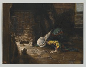 La dracma perduta, illustrazione da La vita di Nostro Signore Gesù Cristo da James Jacques Joseph Tissot
