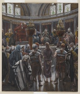 Il giudizio del mattino, illustrazione da La vita di Nostro Signore Gesù Cristo, 1886-94 da James Jacques Joseph Tissot