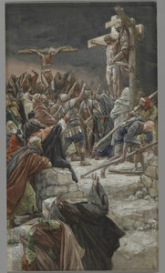 Il perdono del buon ladrone, illustrazione da La vita di Nostro Signore Gesù Cristo, 1886-94