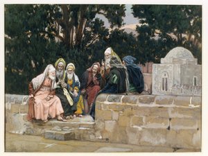 I Farisei e gli Erodiani, illustrazione per La vita di Cristo, c.1886-96 da James Jacques Joseph Tissot
