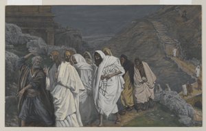 Le proteste di San Pietro, illustrazione da La vita di Nostro Signore Gesù Cristo, 1886-94 da James Jacques Joseph Tissot