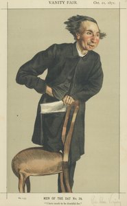 Il Rev. Charles Voysey (litografia a colori) da James Jacques Joseph Tissot