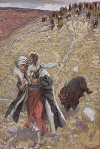 Il Capro Espiatorio, illustrazione per La Vita di Cristo, c.1886-94 da James Jacques Joseph Tissot