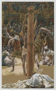 La flagellazione sulla schiena, illustrazione da La vita di Nostro Signore Gesù Cristo, 1886-94 da James Jacques Joseph Tissot