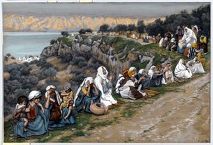 I malati in attesa del passaggio di Gesù, illustrazione per La vita di Cristo da James Jacques Joseph Tissot