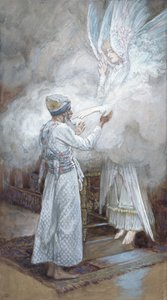 La Visione di Zaccaria, illustrazione per La Vita di Cristo, c.1886-94 da James Jacques Joseph Tissot