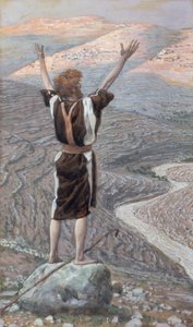 La voce nel deserto, illustrazione per La vita di Cristo, c.1886-96 da James Jacques Joseph Tissot