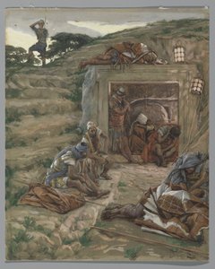 La guardia sulla tomba, illustrazione da La vita di Nostro Signore Gesù Cristo, 1886-94