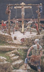La Fissazione della Croce, illustrazione per La Vita di Cristo, c.1886-94 da James Jacques Joseph Tissot