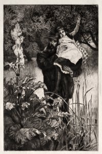 Il vedovo (acquaforte e puntasecca) da James Jacques Joseph Tissot