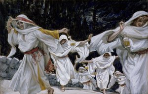 Le vergini sagge, illustrazione per La vita di Cristo, c.1886-94