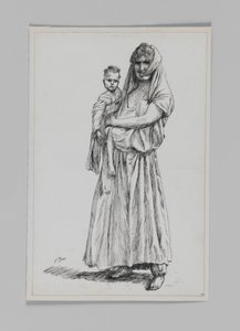 Donna di Geba, Samaria, illustrazione da La vita di Nostro Signore Gesù Cristo