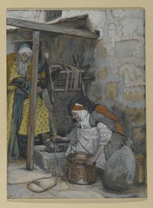 Zaccaria ed Elisabetta, illustrazione per La Vita di Cristo, c.1886-94