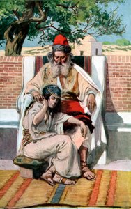 David e Abisag da James Jacques Joseph after Tissot