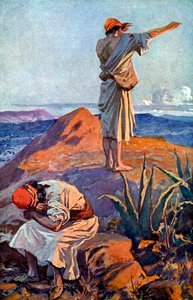 Elia dal Monte Carmelo vede una nuvola - Bibbia