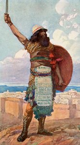 Othniel di J James Tissot - Bibbia da James Jacques Joseph after Tissot