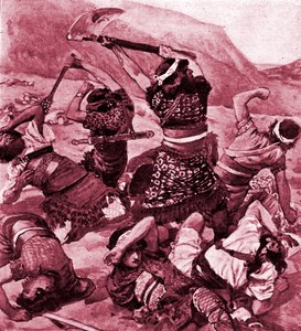 Samgar, figlio di Anat da James Jacques Joseph after Tissot