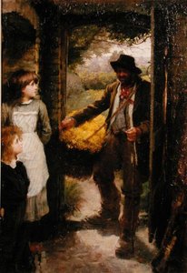 La raccoglitrice di primule da James Jebusa Shannon