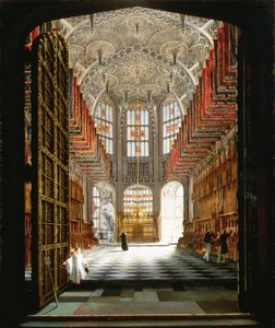 Interno della cappella di Enrico VII, Abbazia di Westminster da James John Harwood