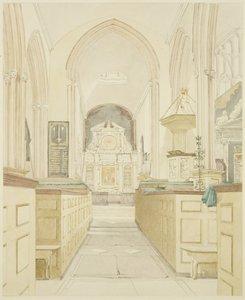 Interno della Chiesa di Tutti i Santi da James Johnson