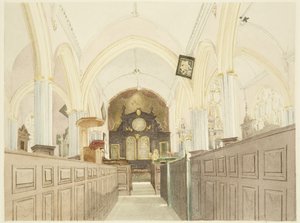 Interno della Chiesa di San Pietro da James Johnson