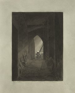 Supposta cripta della chiesa, che un tempo si trovava all