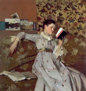 Caterina che legge un libro, c.1888