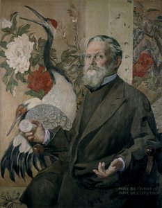 Ritratto di Frank Brangwyn da James Kerr Lawson