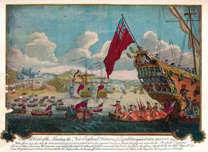 Lo sbarco delle truppe del New England sull