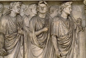 Ara Pacis Augustae, un altare indipendente di un gruppo di vedove, magistrati, sacerdoti