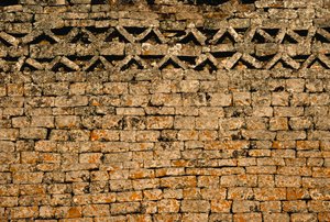 Muro di pietra alle rovine del Grande Zimbabwe, Zimbabwe da James L Stanfield