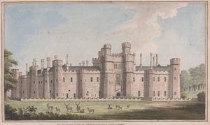 Castello di Herstmonceux, East Sussex: Vista Sud-Ovest