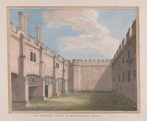 Castello di Herstmonceux, East Sussex: Il cortile dei polli da James Lambert  of Lewes