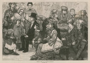 Madame Tussaud & Sons: Tempo di vacanza a una mostra di cere (incisione) da James Macbeth